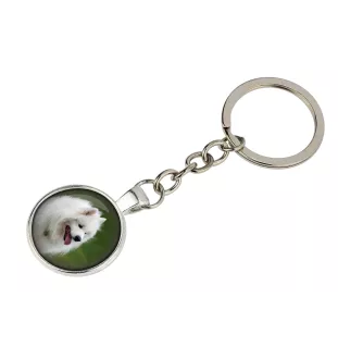 Samojed brelok w pudełku ze zdjęciem Art-Dog
