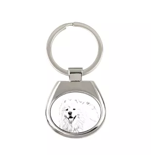 Samojed brelok ze zdjęciem psa Art-Dog