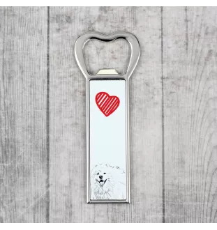 Samojede, Samoyed, Samojedenhund, Samojedenspitz - Flaschenöffner mit Hund, personalisierter Flaschenöffner für den Kühlschrank, ein einzigartiges Geschenk für Männer von der Marke Art-Dog