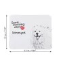 Samoyède - tapis de souris personnalisé avec impression, tapis de souris personnalisé avec chien, accessoire unique pour employé de bureau de la marque Art-Dog