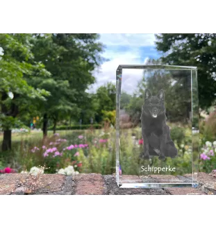 Schipperke kryształ z psem Art-Dog