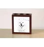 Samoyed, Bjelkier, Samoiedskaya Sobaka - pen holder with a dog, desk organizer with a print, personalized desk decoration from the Art-Dog brand.