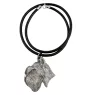 Schnauzer - collier avec un chien, pendentif en plaqué argent pour les fans de chiens, bijoux uniques de la marque Art-Dog