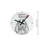 Samojede, Samoyed, Samojedenhund, Samojedenspitz - Wanduhr mit Hund, Regal Uhr mit Druck, personalisierte Hausdekoration von Art-Dog.