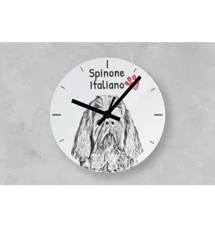 Samoyed, Bjelkier, Samoiedskaya Sobaka - wall clock with a dog, shelf clock with a print, personalized home decoration from the Art-Dog brand