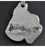 Schnauzer I - Necklace with dog, silver-plated pendant for dog fan, unique jewelry by Art-Dog brand