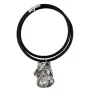 Schnauzer IV - collier avec un chien, pendentif en plaqué argent pour les fans de chiens, bijoux uniques de la marque Art-Dog