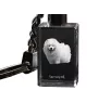 Samojede, Samoyed, Samojedenhund, Samojedenspitz - Schlüsselanhänger aus Kristall mit Hundefoto, beleuchteter Schlüsselanhänger, einzigartiges Geschenk der Marke Art-Dog