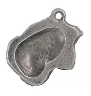 Schnauzer IV - collier avec un chien, pendentif en plaqué argent pour les fans de chiens, bijoux uniques de la marque Art-Dog