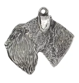 Sznaucer, Schnauzer III naszyjnik posrebrzany Art-Dog