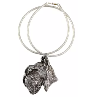 Schnauzer - Dog necklace, unique jewellery for the dog fan, unique adder pendant by Art-Dog brand