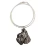 Schnauzer II - Hundehalsband, einzigartiger Schmuck für den Hundefan, einzigartiger Kreuzotter-Anhänger der Marke Art-Dog