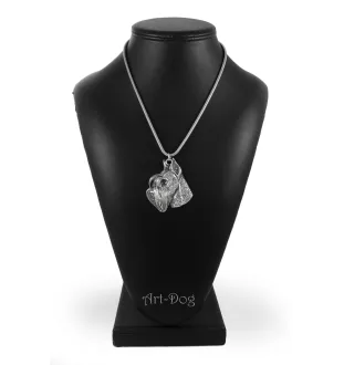 Schnauzer II - Dog necklace, unique jewellery for the dog fan, unique adder pendant by Art-Dog brand