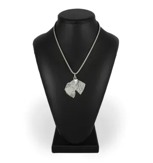 Schnauzer III - Dog necklace, unique jewellery for the dog fan, unique adder pendant by Art-Dog brand