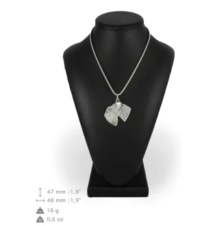 Schnauzer III - Dog necklace, unique jewellery for the dog fan, unique adder pendant by Art-Dog brand