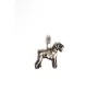 Schnauzer - Hundehalsband, versilberter Anhänger für den Hundeliebhaber, dezenter Schmuck von Art-Dog