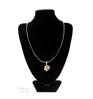 Schnauzer I - Collier pour chien, pendentif plaqué argent pour l'amoureux des chiens, bijoux subtils par Art-Dog