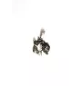 Schnauzer II - Collier pour chien, pendentif plaqué argent pour l'amoureux des chiens, bijoux subtils par Art-Dog