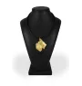 Schnauzer - Dog necklace in gift box, gold-plated pendant for dog fan, striking jewellery by Art-Dog