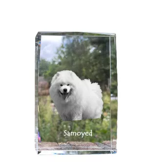 Samojed kryształ z psem Art-Dog