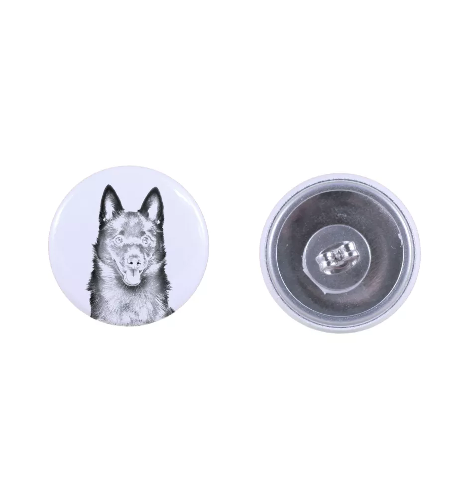 Schipperke kolczyki z psem mały Art-Dog