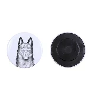 Schipperke magnes z psem mały Art-Dog