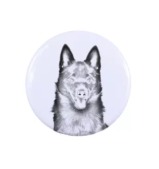 Schipperke, Little Black Devil, Little Captain - women's jewelry with a dog portrait, handmade product, possibility to add your own photo, Art-Dog brand