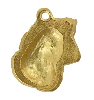 Schnauzer IV - Hundehalsband, vergoldeter Anhänger für Hundefans, einzigartiger Schmuck der Marke Art-Dog