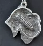 Schnauzer - Collier de chien dans une boîte cadeau, médaillon argenté pour fan de chien, pendentif remarquable de la marque Art-Dog
