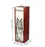 Schipperke, Little Black Devil, Little Captain - wine box with a dog, alcohol box with graphics, personalized gift box from the Art-Dog brand
