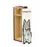 Schipperke - boîte à vin avec chien, boîte à alcool avec graphisme, boîte cadeau personnalisée de la marque Art-Dog