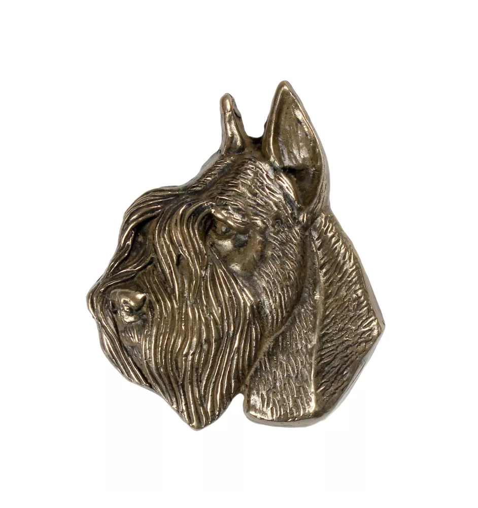 Schnauzer - plaque commémorative avec chien, remerciement personnalisé, récompense, diplôme avec dédicace de la marque Art-Dog