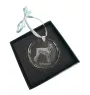 Schnauzer I - crystal bauble with a photo, dog photo in crystal, personalized Christmas tree ornament by Art-Dog brand
