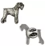 Sznaucer, Schnauzer pin posrebrzony Art-Dog