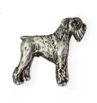 Sznaucer, Schnauzer pin posrebrzony Art-Dog