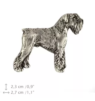 Sznaucer, Schnauzer pin posrebrzony Art-Dog