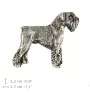 Sznaucer, Schnauzer pin posrebrzony Art-Dog