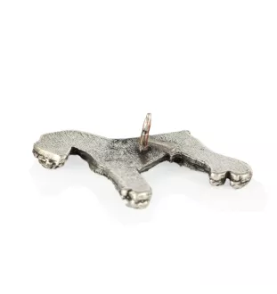 Schnauzer  - Broche chien argentée, épingle élégante, décoration de revers de veste par la marque Art-Dog