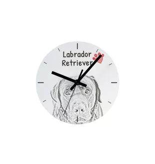 Schipperke - Wanduhr mit Hund, Regal Uhr mit Druck, personalisierte Hausdekoration von Art-Dog.