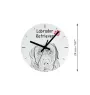 Schipperke - horloge murale avec chien, horloge de table avec impression, décoration personnalisée de la maison de la marque Art-Dog