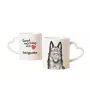 Schipperke - tasse avec chien, une tasse adorable avec une anse en forme de cœur, un cadeau universel de la marque Art-Dog