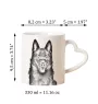 Schipperke - Tasse mit Hund, entzückende Tasse mit herzförmigem Henkel, universelles Geschenk der Marke Art-Dog