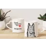 Schipperke - Tasse mit Hund, entzückende Tasse mit herzförmigem Henkel, universelles Geschenk der Marke Art-Dog