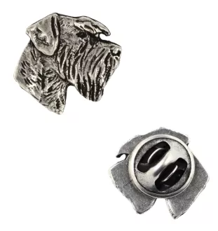 Sznaucer, Schnauzer I pin posrebrzony w pudełku Art-Dog