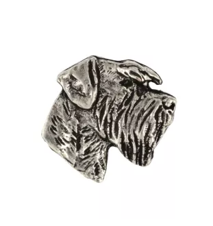 Sznaucer, Schnauzer I pin posrebrzony w pudełku Art-Dog
