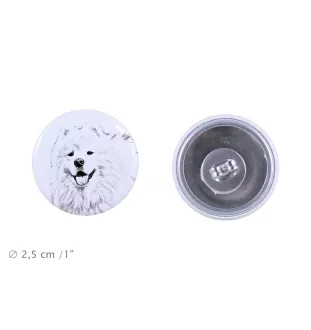 Samojed kolczyki z psem mały Art-Dog