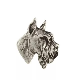 Schnauzer II - Broche de chien dans un coffret cadeau, épingle élégante, épingle de revers pour la veste de la marque Art-Dog