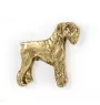Schnauzer - Dog brooch in decorative box, elegant gold-plated pin, Art-Dog brand jacket pin