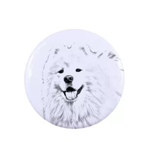 Samojede, Samoyed, Samojedenhund, Samojedenspitz - Damen Schmuck mit dem Bild eines Hundes, handgefertigtes Produkt, Möglichkeit, Ihr eigenes Foto hinzuzufügen, Marke Art-Dog