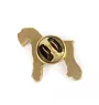 Schnauzer - Dog brooch in decorative box, elegant gold-plated pin, Art-Dog brand jacket pin